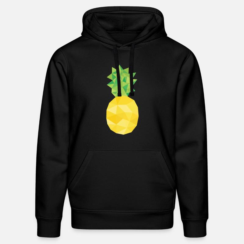 ananas - Sweat à capuche bio DRUMMER Stanley/Stella Unisexe - noir