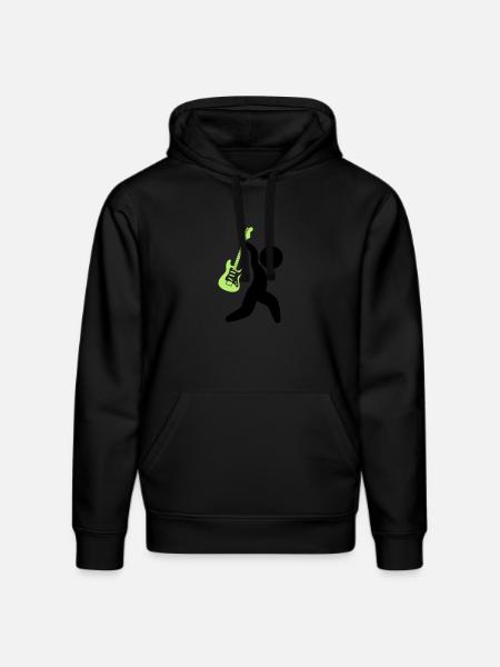 Rockstar (2c)++2013 - Stanley/Stella DRUMMER Unisex Organic Hoodie - black