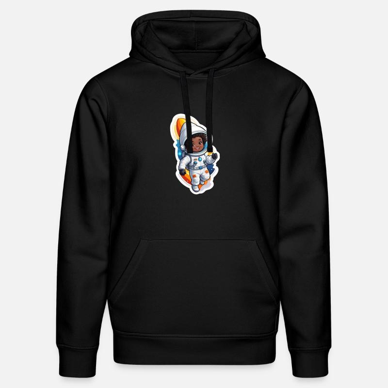 AstronauIN dans l’espace - Sweat à capuche bio DRUMMER Stanley/Stella Unisexe - noir