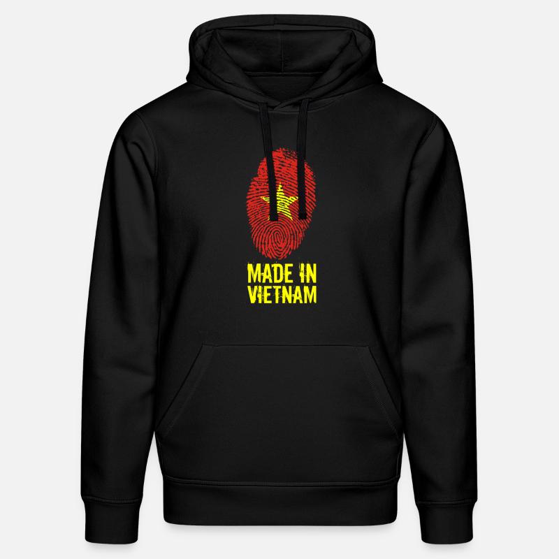 Made In Vietnam / Việt Nam - Sweat à capuche bio DRUMMER Stanley/Stella Unisexe - noir