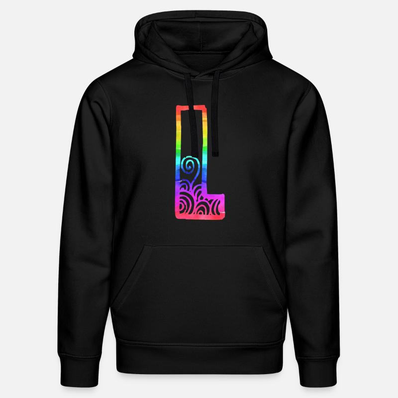 arc en ciel l - Sweat à capuche bio DRUMMER Stanley/Stella Unisexe - noir