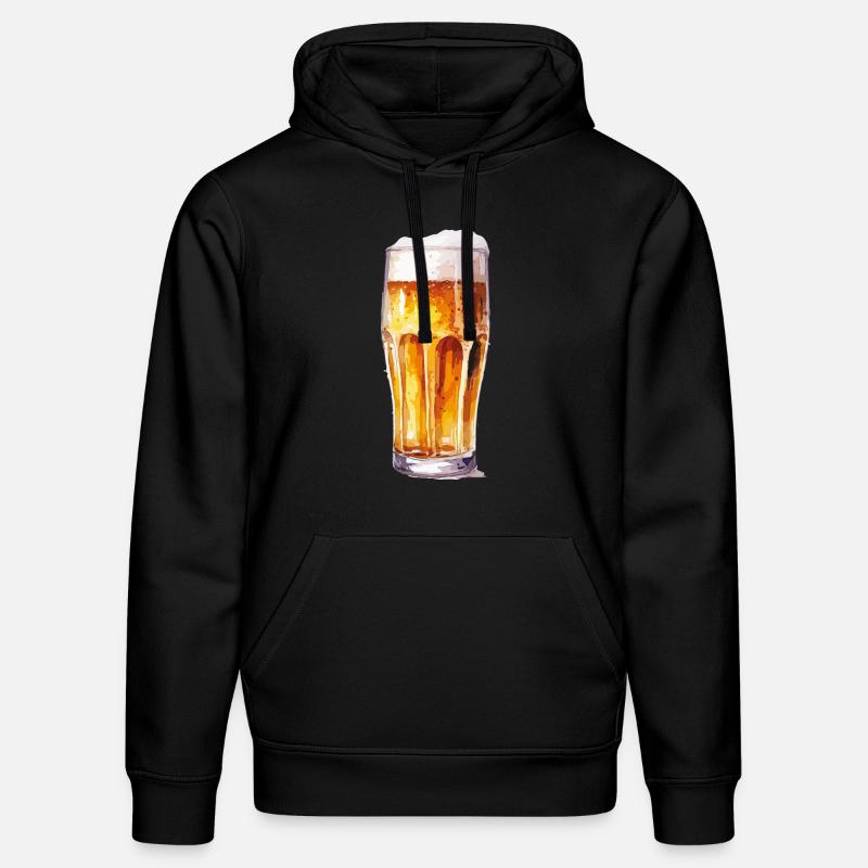bière - Sweat à capuche bio DRUMMER Stanley/Stella Unisexe - noir