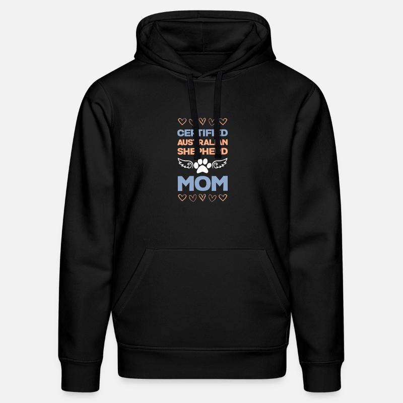Maman berger australien certifiée - Sweat à capuche bio DRUMMER Stanley/Stella Unisexe - noir