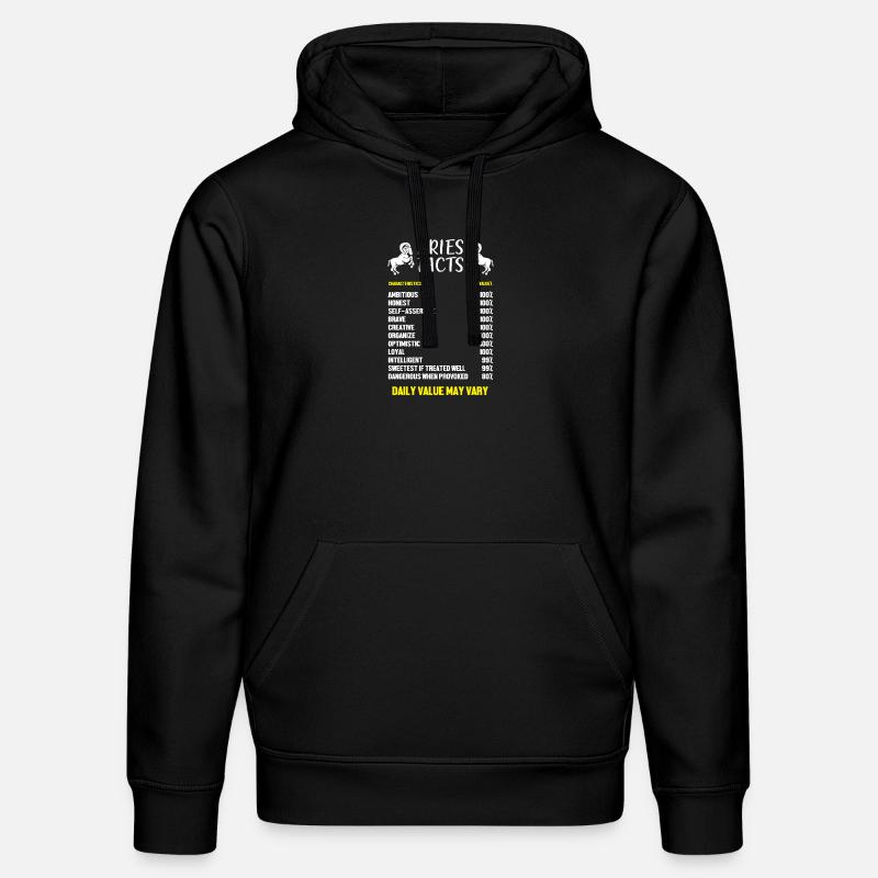Sternzeichen Widder - Stanley/Stella Unisex Bio-Hoodie DRUMMER  - Schwarz