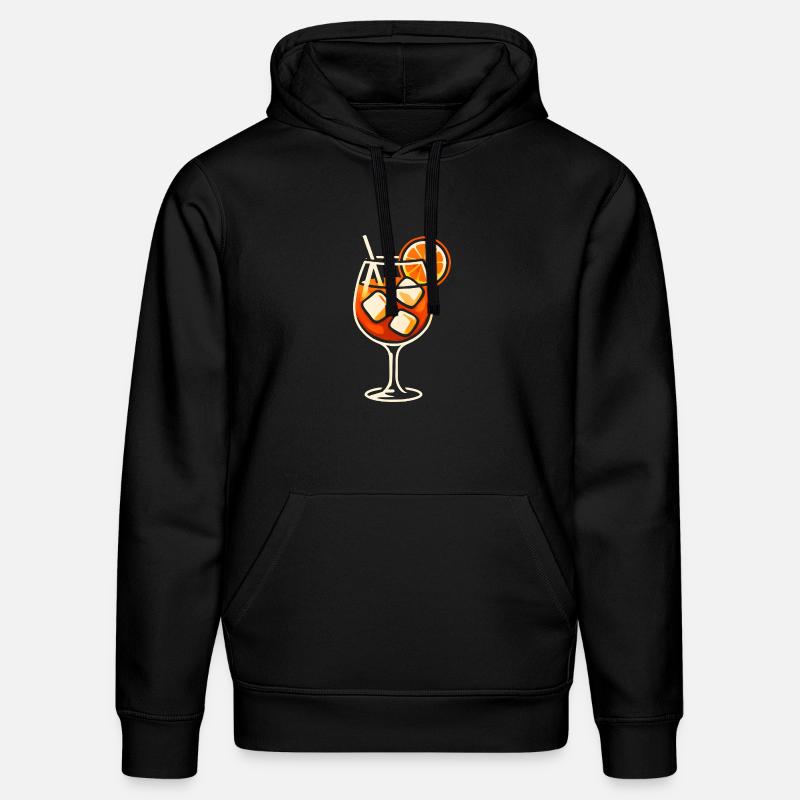 Party Spritz Glas Geschenkidee - Stanley/Stella Unisex Bio-Hoodie DRUMMER - Schwarz