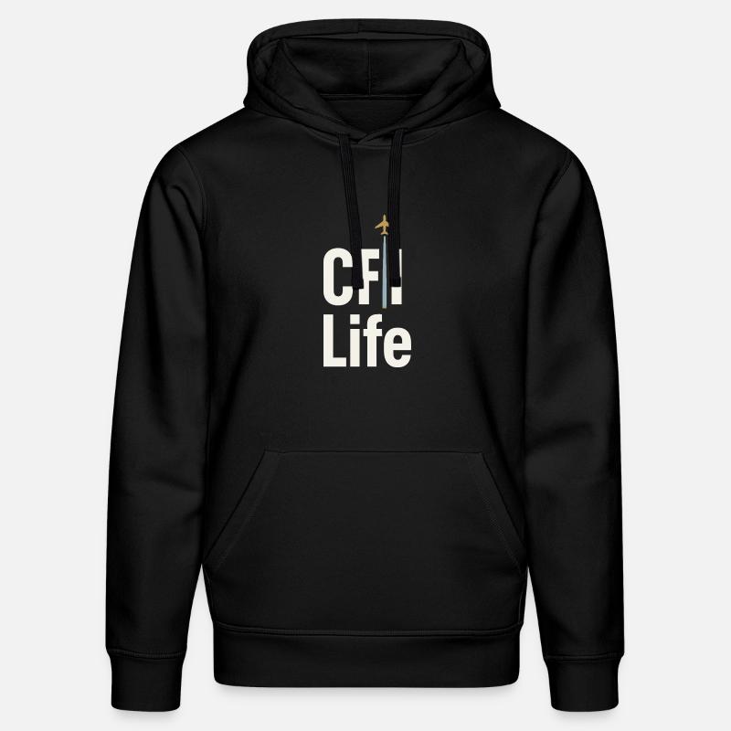 Fluglehrer Cfi Pilot Luftfahrtlehrer - Stanley/Stella Unisex Bio-Hoodie DRUMMER - Schwarz