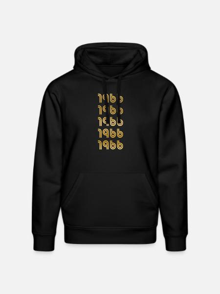 Year 1966 - Stanley/Stella DRUMMER Unisex Organic Hoodie - black