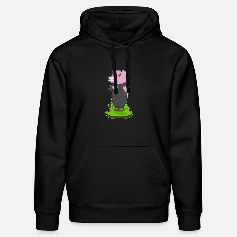 Pig Groom Jacket Mariage - Sweat à capuche bio DRUMMER Stanley/Stella Unisexe - noir