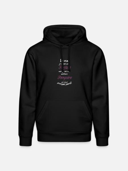 I'm the best Firefighter - Stanley/Stella DRUMMER Unisex Organic Hoodie - black
