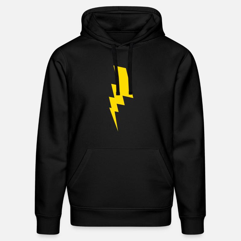 éclair - Sweat à capuche bio DRUMMER Stanley/Stella Unisexe - noir