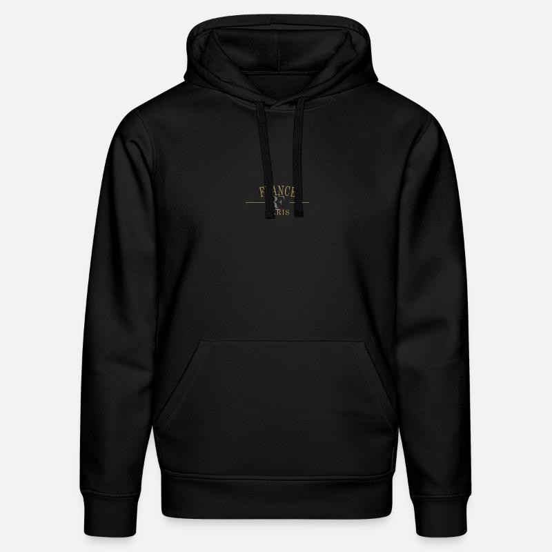 France drapeau RF - Sweat à capuche bio DRUMMER Stanley/Stella Unisexe - noir