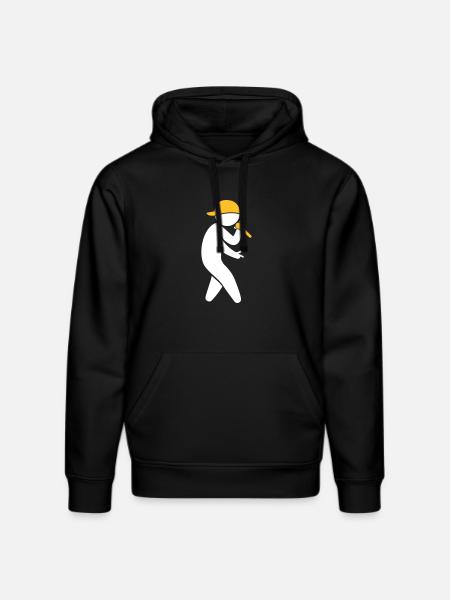 Hiphop Rapper - Stanley/Stella Unisex Bio-Hoodie DRUMMER  - Schwarz