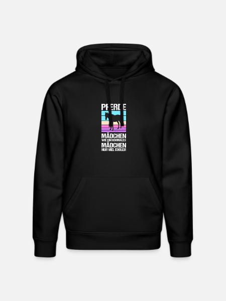Reiten Pferdeliebhaber Reiterhof Pferde - Stanley/Stella Unisex Bio-Hoodie DRUMMER - Schwarz