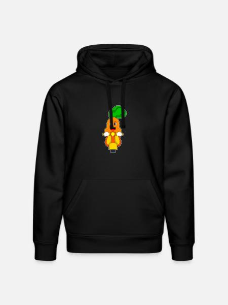 Carrot Scooter - Stanley/Stella DRUMMER Unisex Organic Hoodie - black
