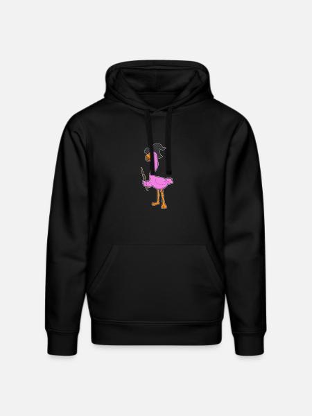 Flamingo Hexe Hexenhut - Stanley/Stella Unisex Bio-Hoodie DRUMMER - Schwarz