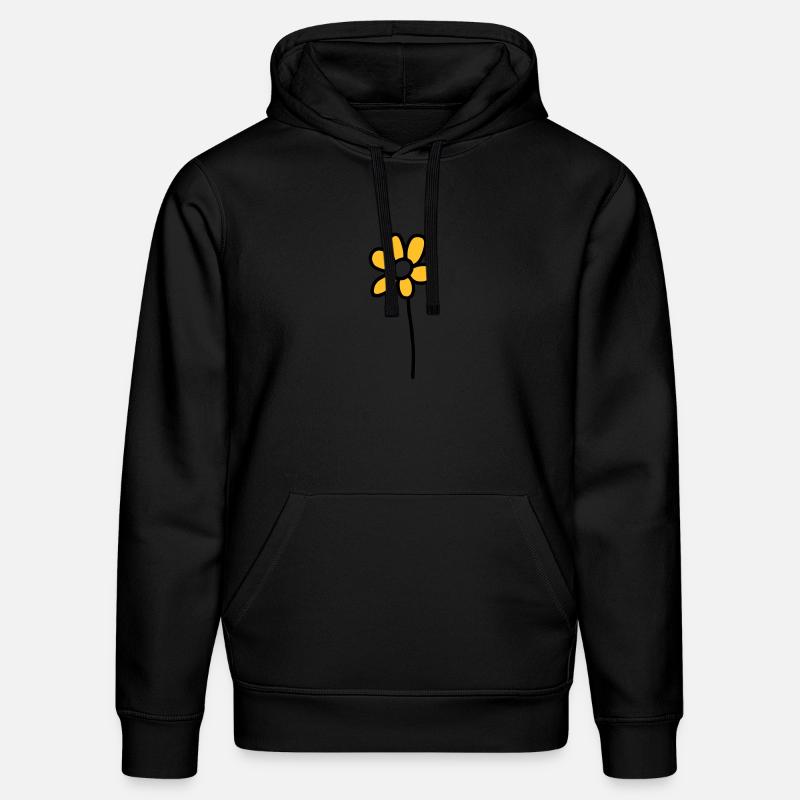Blümchen - V2 - Stanley/Stella Unisex Bio-Hoodie DRUMMER  - Schwarz