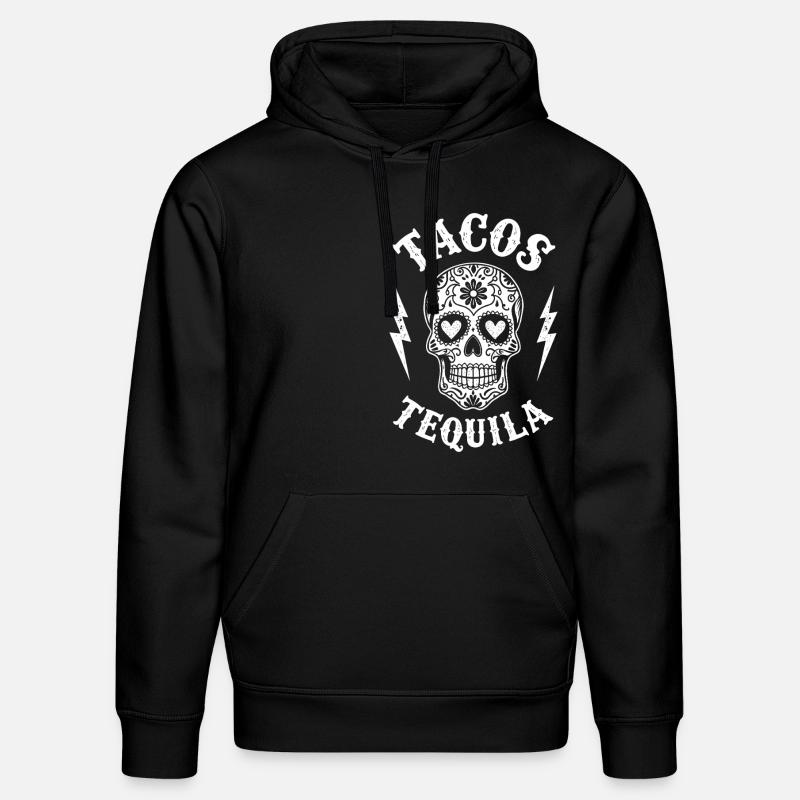 Tacos Tequila & Skull Vibes - Sweat à capuche bio DRUMMER Stanley/Stella Unisexe - noir