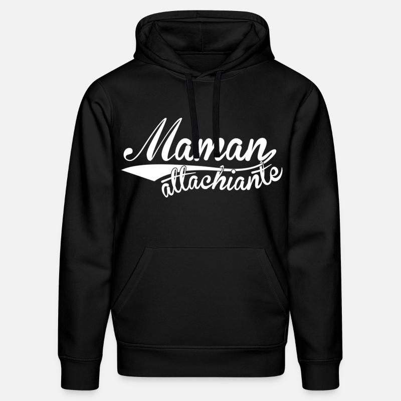 Maman attachiante - Sweat à capuche bio DRUMMER Stanley/Stella Unisexe - noir