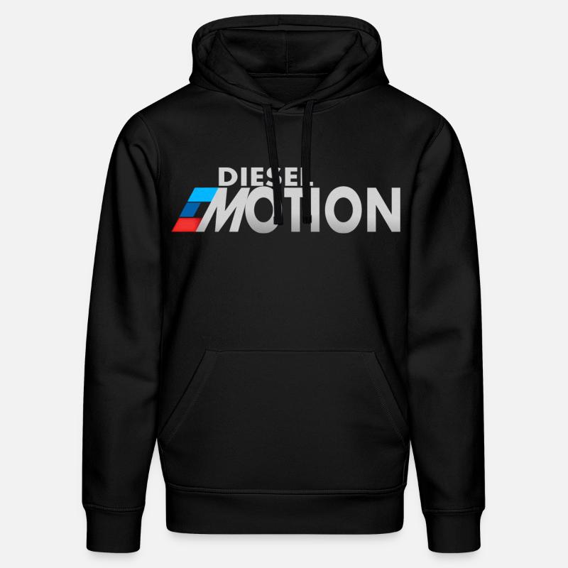 Émotions diesel - Sweat à capuche bio DRUMMER Stanley/Stella Unisexe - noir