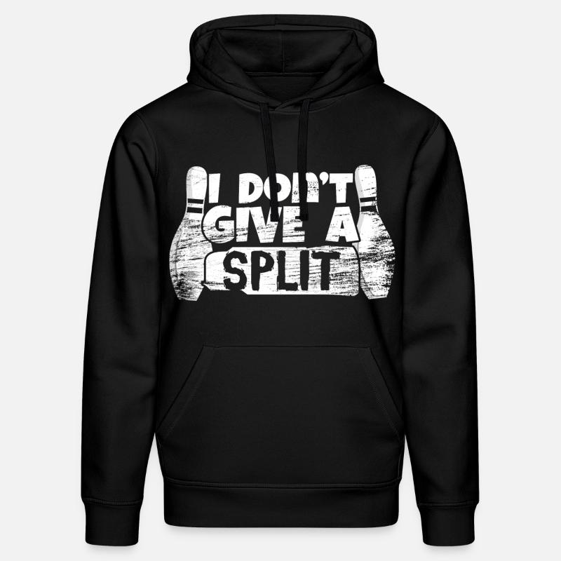I Don't Give A Split - Stanley/Stella Unisex Bio-Hoodie DRUMMER - Schwarz