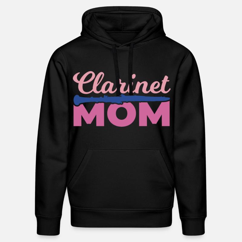 Clarinette Mama - Sweat à capuche bio DRUMMER Stanley/Stella Unisexe - noir