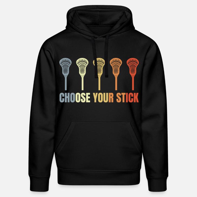 Drôle de slogan de crosse - Sweat à capuche bio DRUMMER Stanley/Stella Unisexe - noir