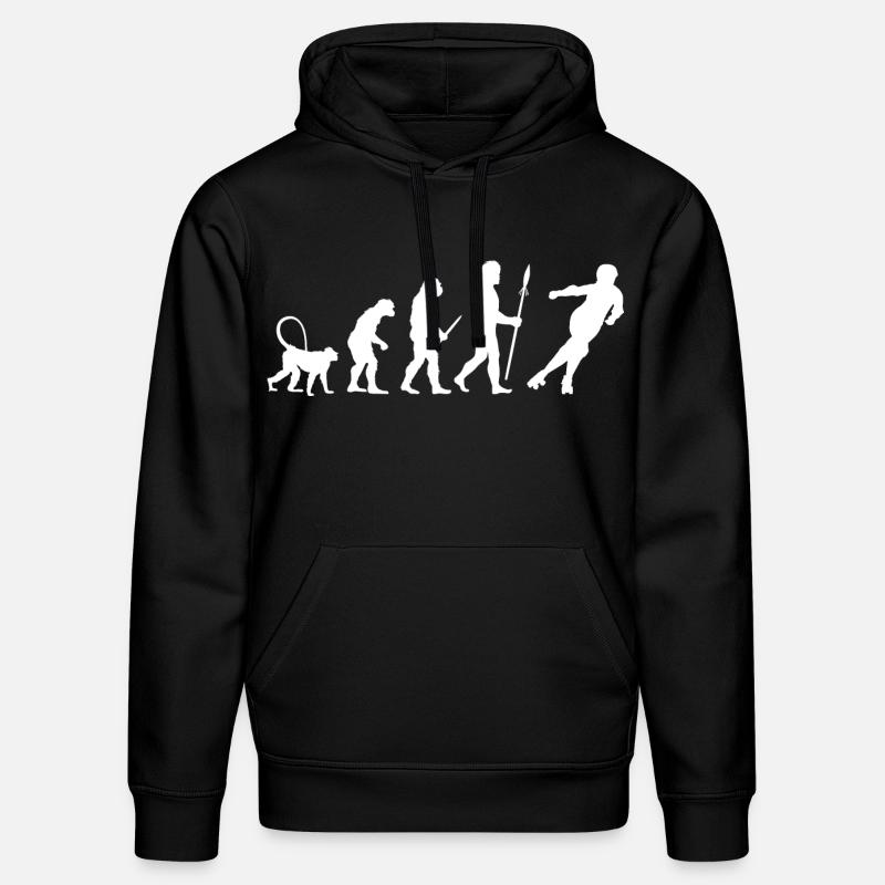 Développement du roller derby - Sweat à capuche bio DRUMMER Stanley/Stella Unisexe - noir