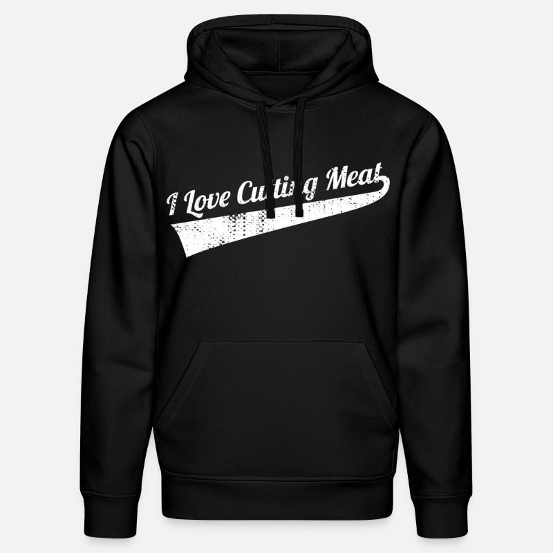Fleisch schneiden - Stanley/Stella Unisex Bio-Hoodie DRUMMER  - Schwarz