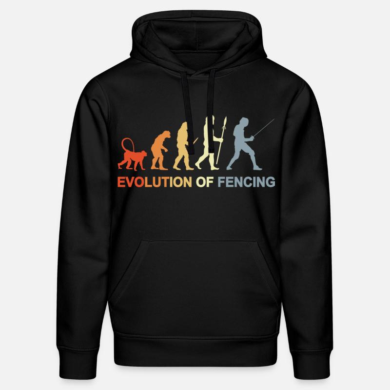 Fechter Evolution - Stanley/Stella Unisex Bio-Hoodie DRUMMER  - Schwarz