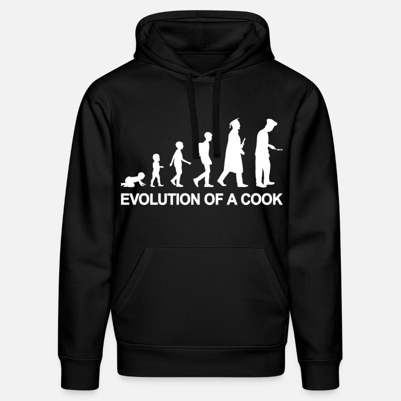 Entwicklung eines Kochs - Stanley/Stella Unisex Bio-Hoodie DRUMMER - Schwarz