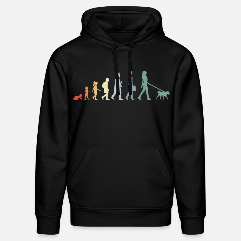 Propriétaire de chien Evolution - Sweat à capuche bio DRUMMER Stanley/Stella Unisexe - noir