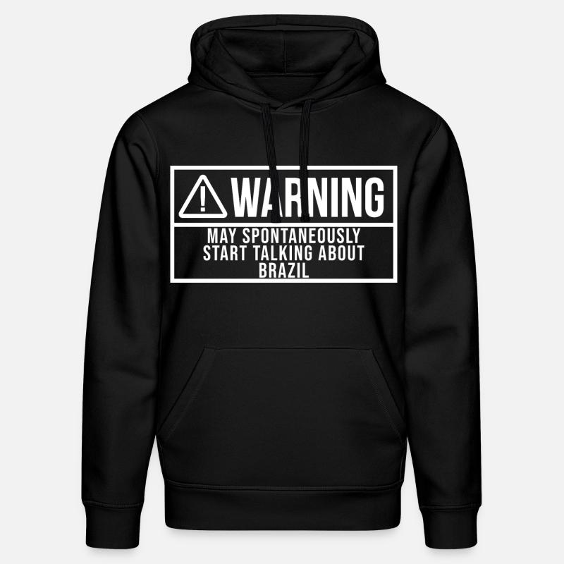 Brésil - Sweat à capuche bio DRUMMER Stanley/Stella Unisexe - noir