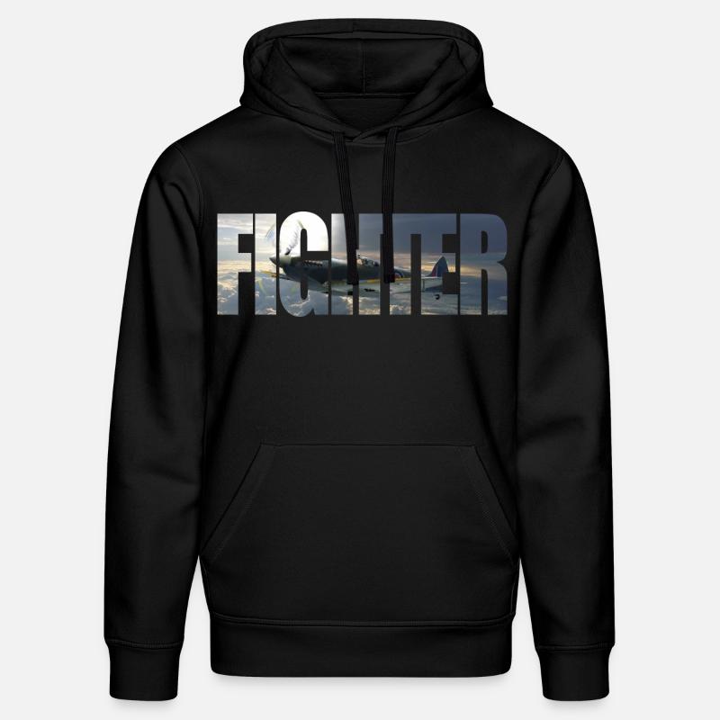 Chasseur Spitfire - Sweat à capuche bio DRUMMER Stanley/Stella Unisexe - noir