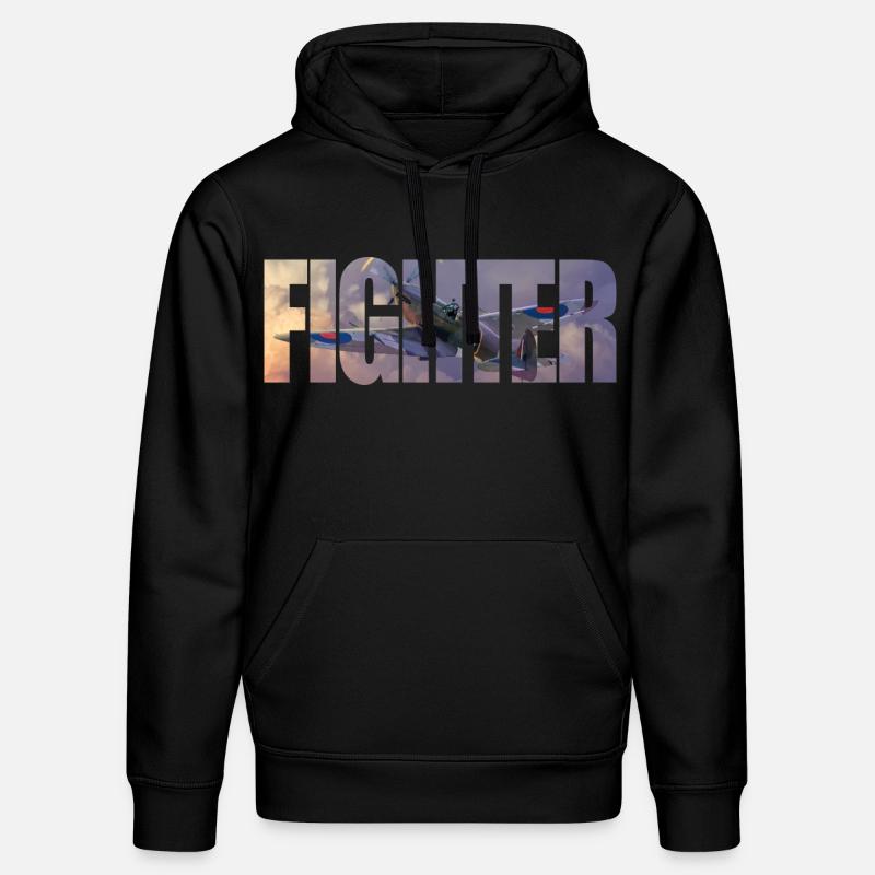 Chasseur Spitfire - Sweat à capuche bio DRUMMER Stanley/Stella Unisexe - noir