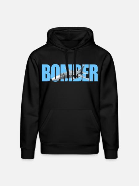 Bomber Su-24 - Stanley/Stella DRUMMER Unisex Organic Hoodie - black