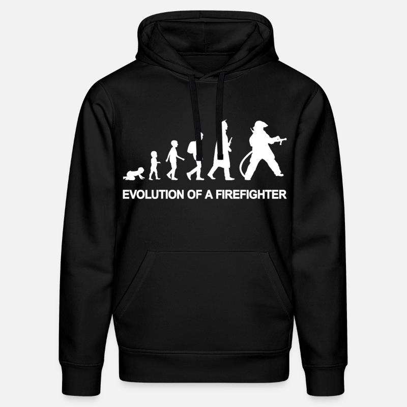 D’enfant à pompier - Sweat à capuche bio DRUMMER Stanley/Stella Unisexe - noir