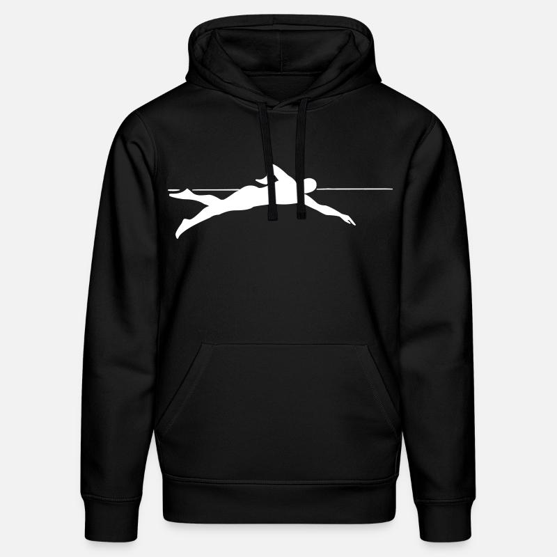 Dynamic Sprinter Line Graphics - Stanley/Stella DRUMMER Unisex Organic Hoodie - black