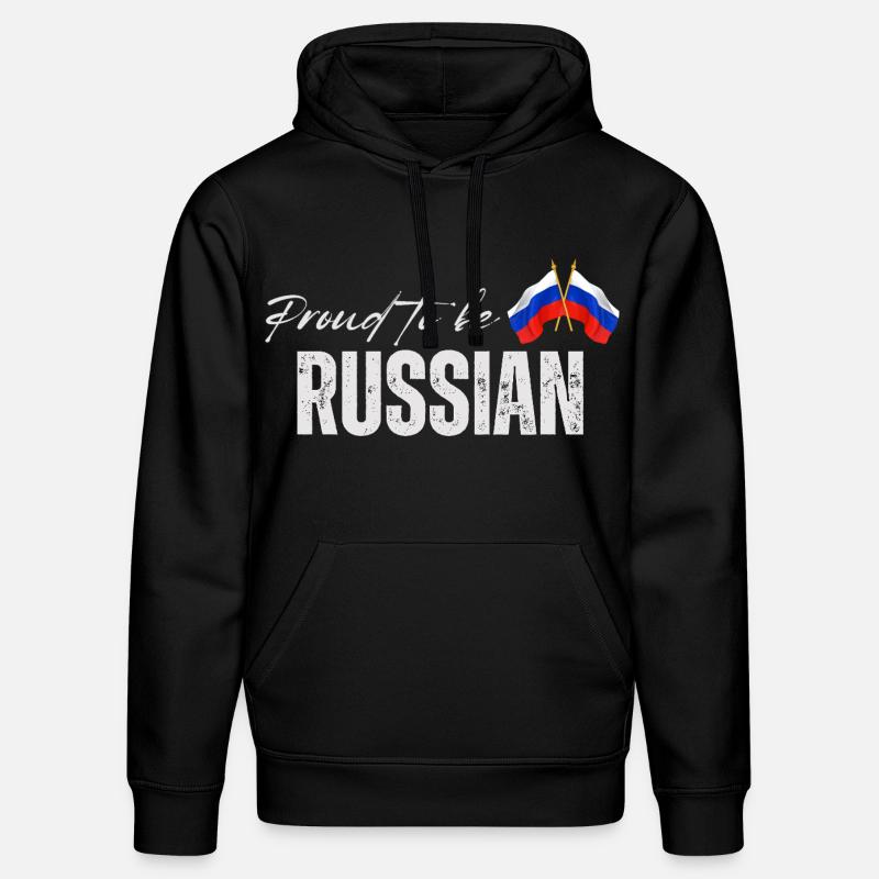 Fierté russe, fabriquée en Russie - Sweat à capuche bio DRUMMER Stanley/Stella Unisexe - noir