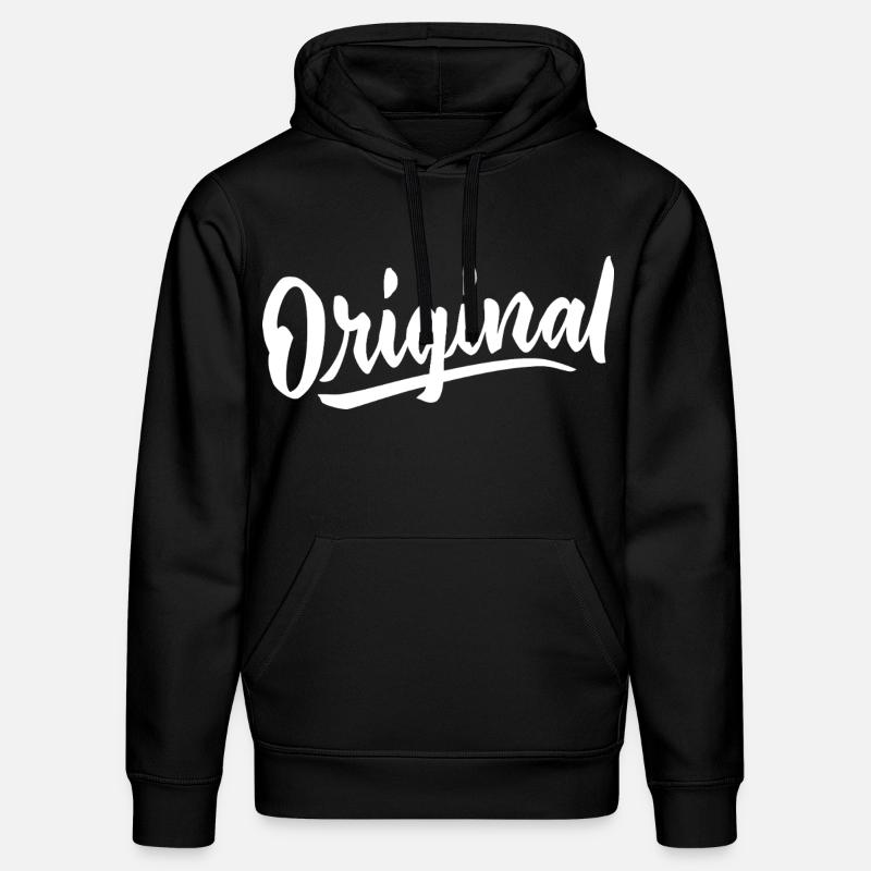 Langue source - Sweat à capuche bio DRUMMER Stanley/Stella Unisexe - noir