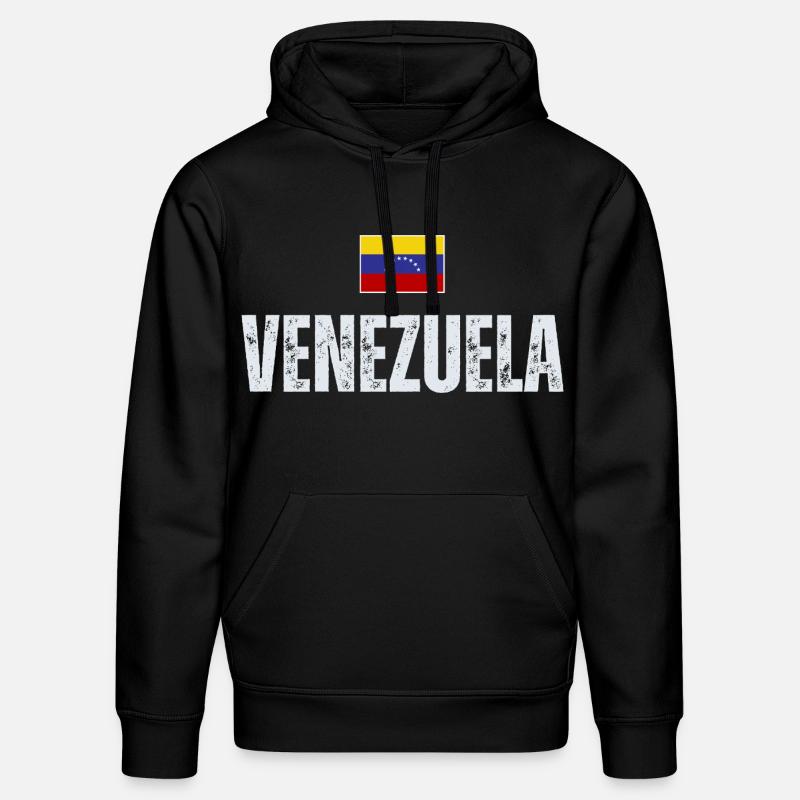 Drapeau du Venezuela, fabriqué au Venezuela - Sweat à capuche bio DRUMMER Stanley/Stella Unisexe - noir