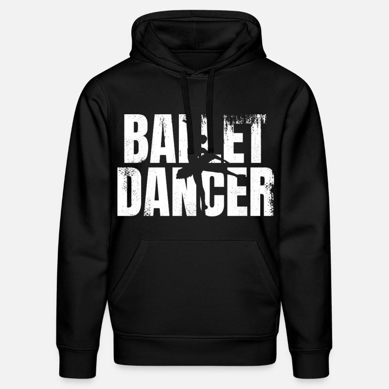 Drôle de danseuse de ballet - Sweat à capuche bio DRUMMER Stanley/Stella Unisexe - noir