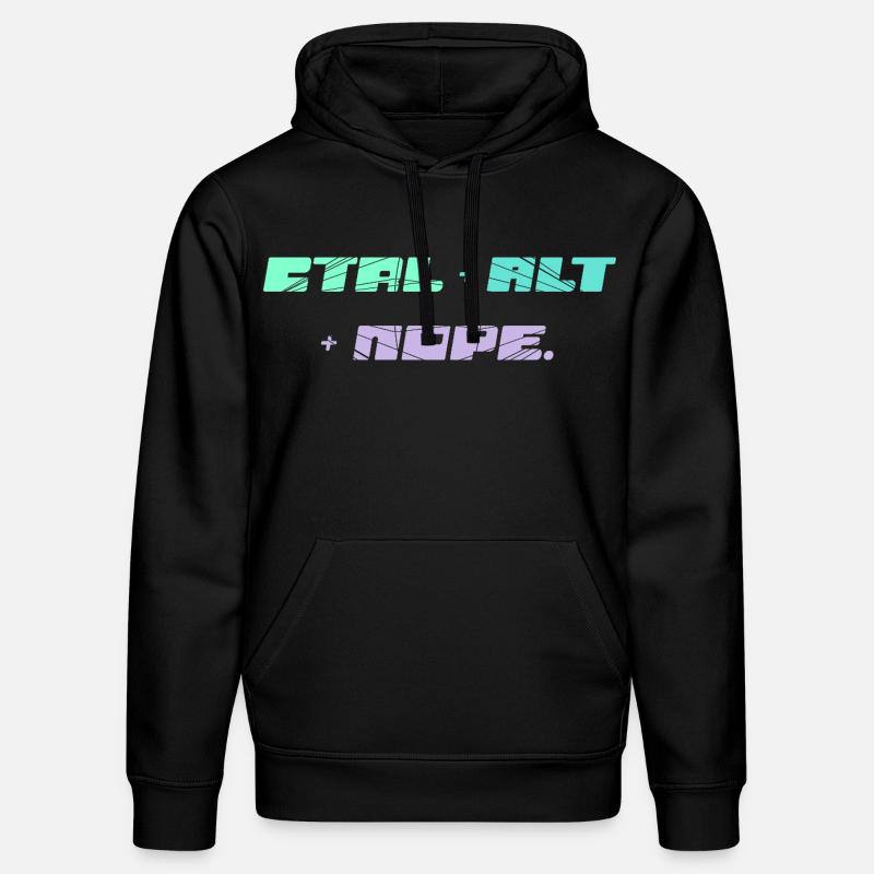 CTRL ALT NOPE - IT Motif - Sweat à capuche bio DRUMMER Stanley/Stella Unisexe - noir