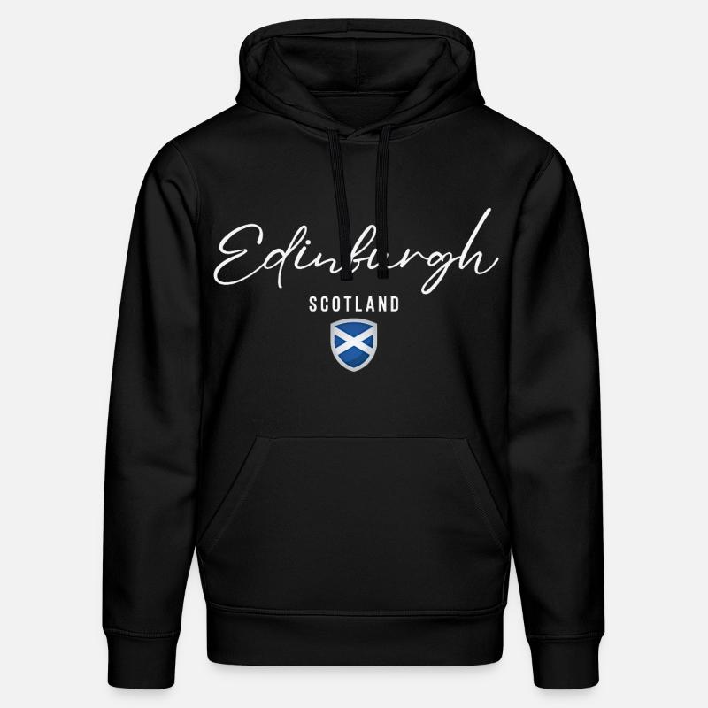 Édimbourg, Écosse, design élégant Édimbourg - Sweat à capuche bio DRUMMER Stanley/Stella Unisexe - noir