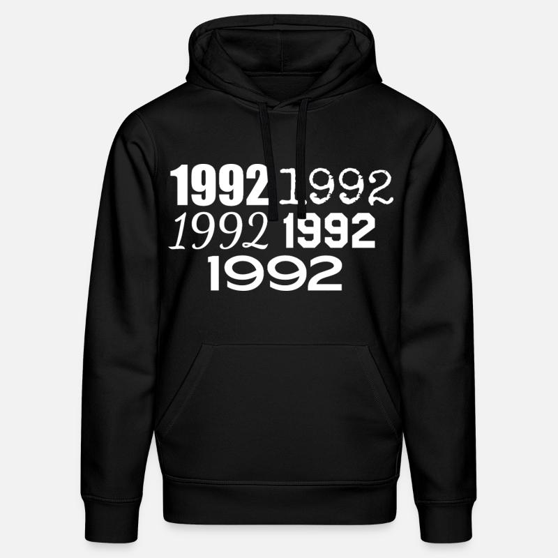 1992 - Sweat à capuche bio DRUMMER Stanley/Stella Unisexe - noir