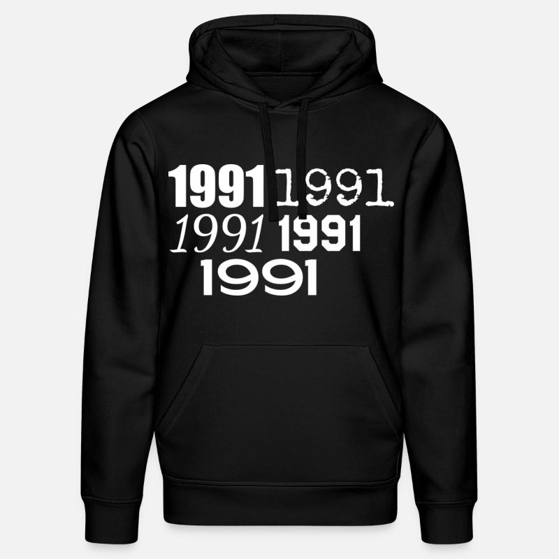 1991 - Sweat à capuche bio DRUMMER Stanley/Stella Unisexe - noir