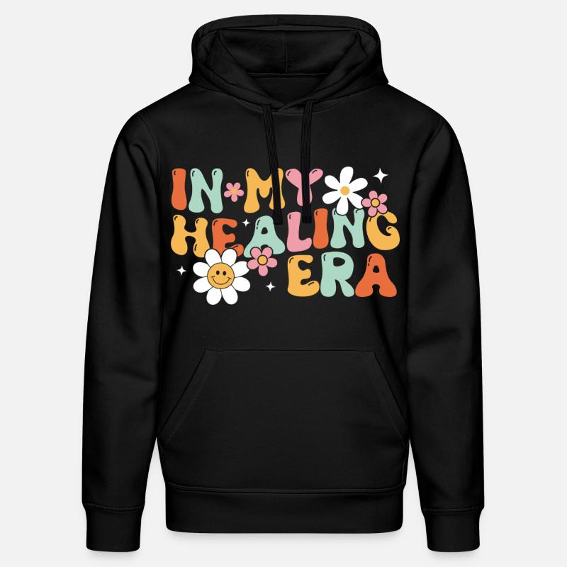 À mon époque de guérison - Sweat à capuche bio DRUMMER Stanley/Stella Unisexe - noir