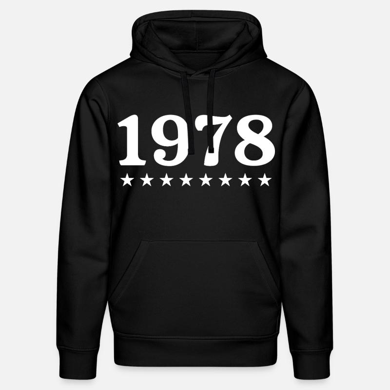 1978 Édition Limitée 1978 Retro 1978 - Sweat à capuche bio DRUMMER Stanley/Stella Unisexe - noir