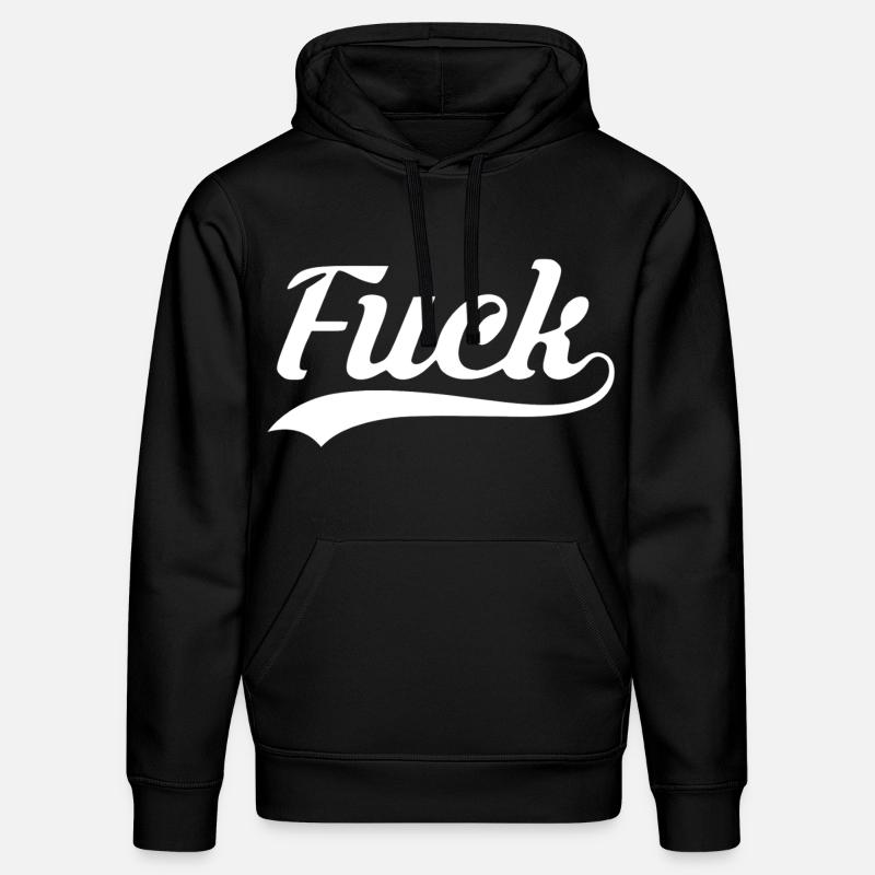 Scheiß auf das Retro-Skript - Stanley/Stella Unisex Bio-Hoodie DRUMMER - Schwarz