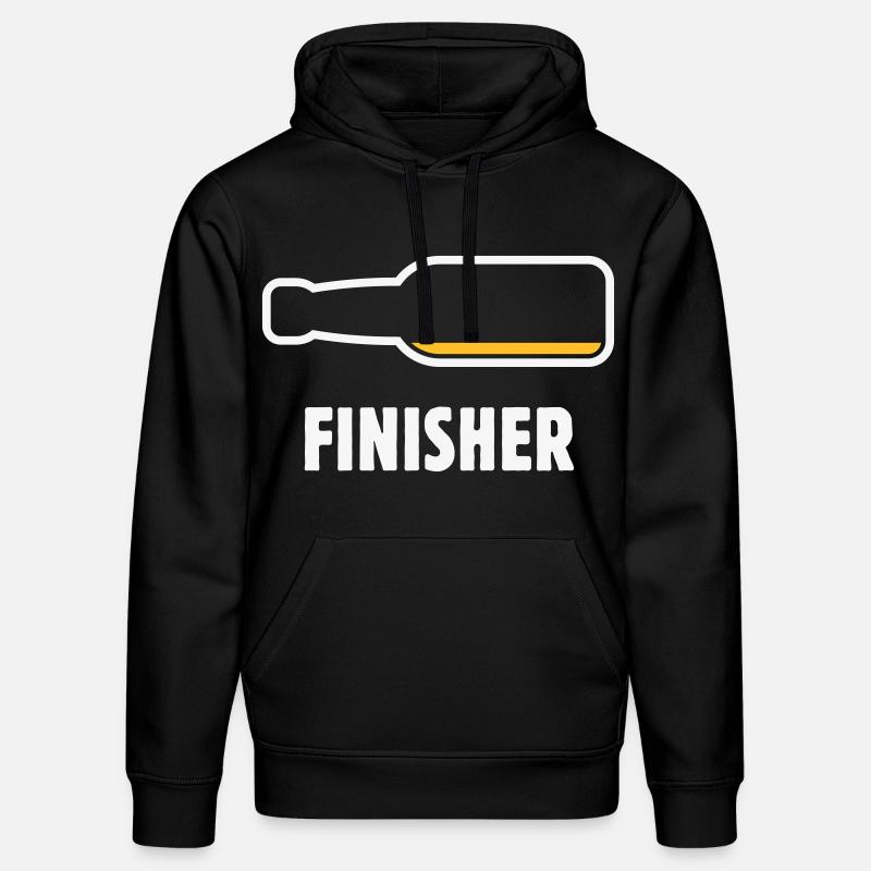 Finisher (Bier / Bierchen / Biertrinker / NEG 2C) - Stanley/Stella Unisex Bio-Hoodie DRUMMER - Schwarz