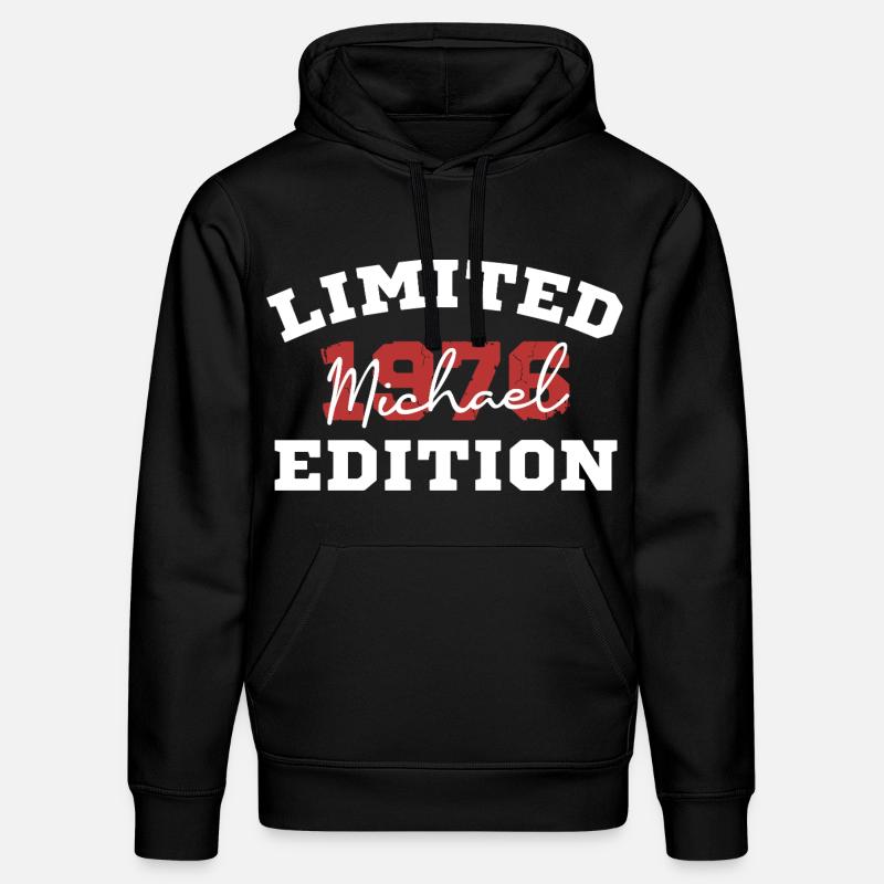 Édition limitée Michael 1976 - Sweat à capuche bio DRUMMER Stanley/Stella Unisexe - noir